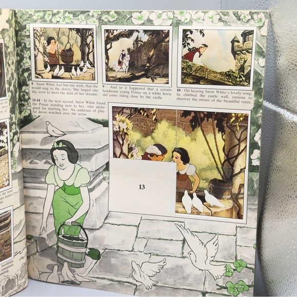 Vintage Disney Panini Snow White Sticker Album – Mostly Complete & Pristine - Picture 6 of 14